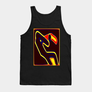 Bird-Man. Fantasy Creature Tank Top